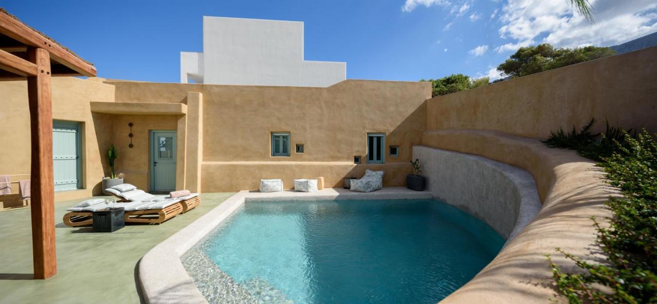 Вилла Potamos Luxury House, Private Pool, Santorini Exo Gonia Экстерьер фото